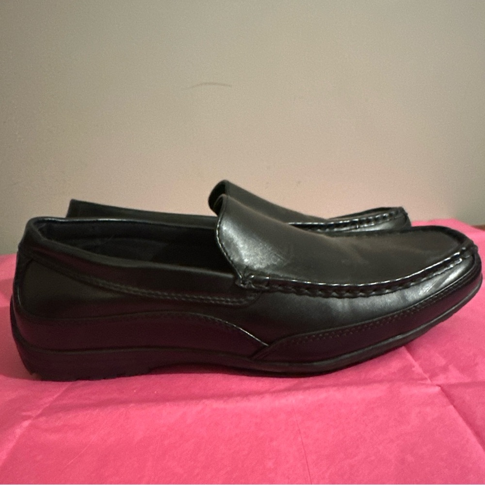 Deer Stags Men's Elegant Black Loafers Leather 8M